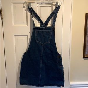 TOPSHOP Overall Mini Dress